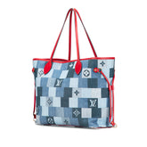Monogram Denim Patchwork Neverfull MM